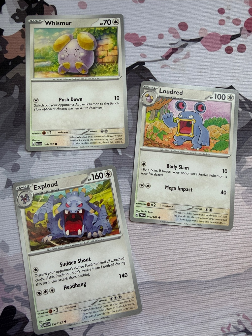 Whismur Evolution Line Lot | Paradox Rift | ✨5/$25✨